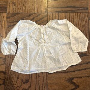 Bonpoint blouse delicate polka dot design - size 12mo